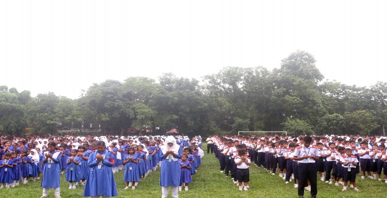 মাইলস্টোন স্কুল ও কলেজের শিক্ষার্থীদের জন্য দোয়া