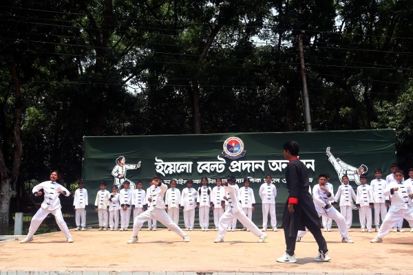 মার্শালাট শিক্ষার্থীদের ইয়েলো বেল্ট প্রদান অনুষ্ঠান