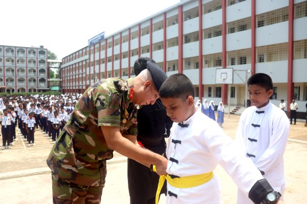 মার্শালাট শিক্ষার্থীদের ইয়েলো বেল্ট প্রদান অনুষ্ঠান